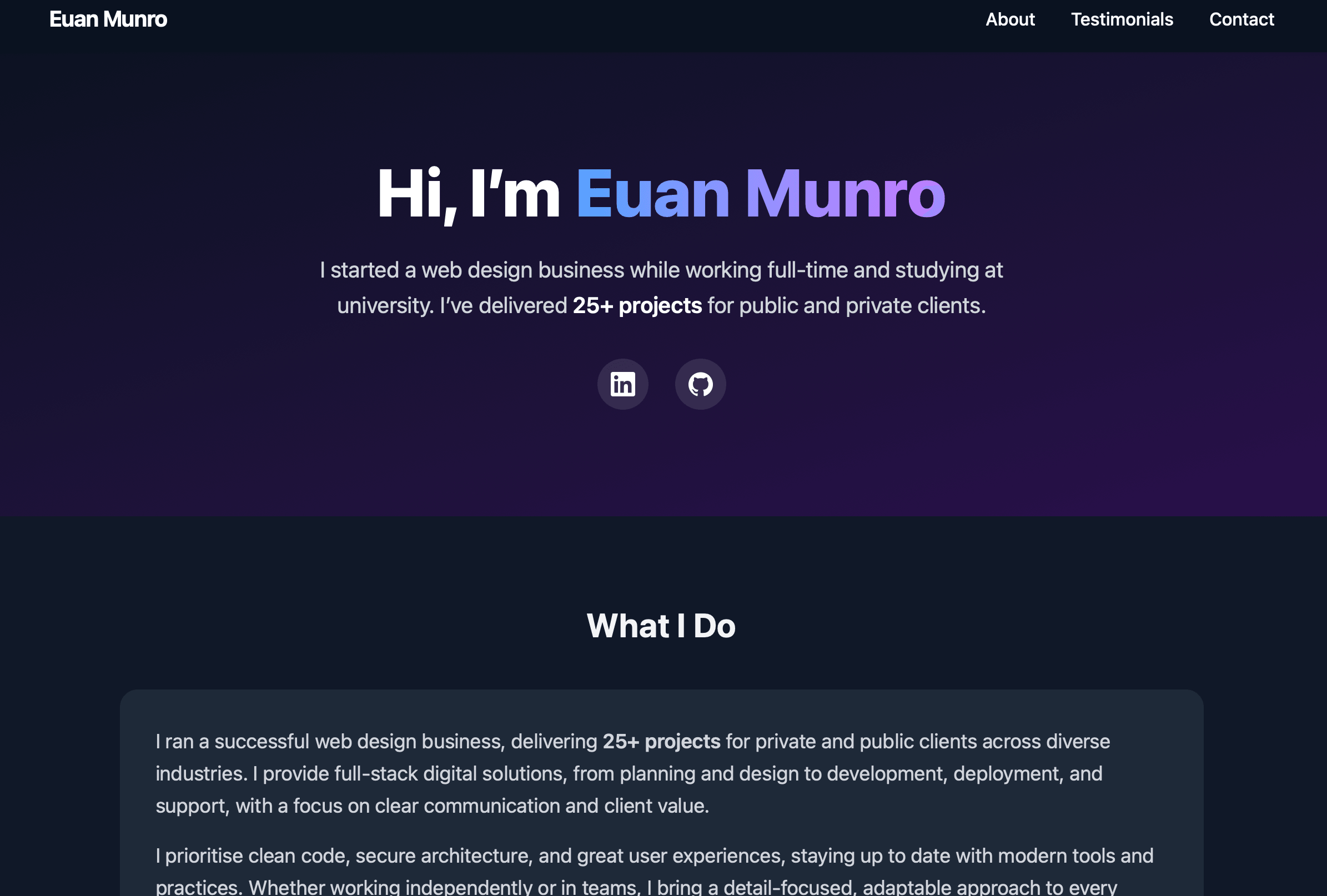 Freelance Portfolio
